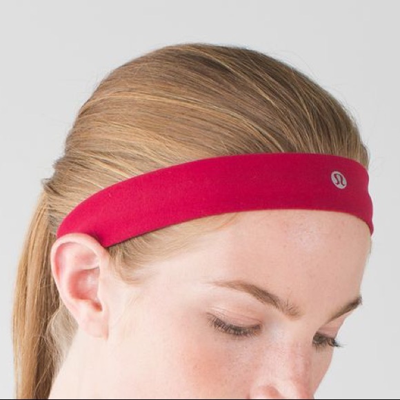 lululemon athletica Accessories Red Lululemon Headband Poshmark